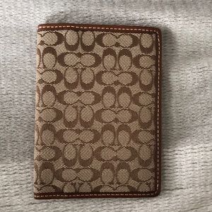 Coach passport holder